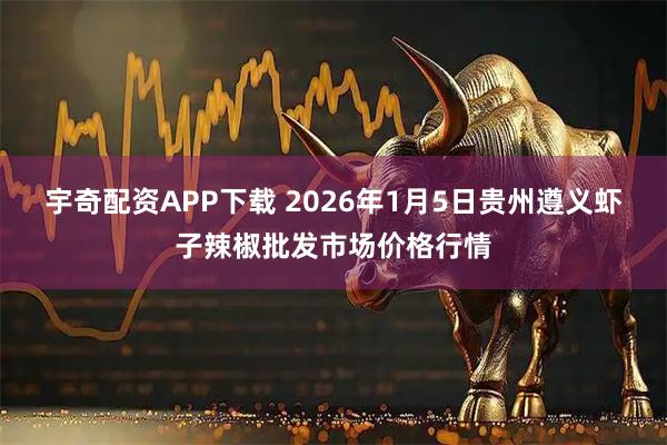 宇奇配资APP下载 2026年1月5日贵州遵义虾子辣椒批发市场价格行情